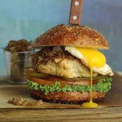 Egg And Cheese Burger