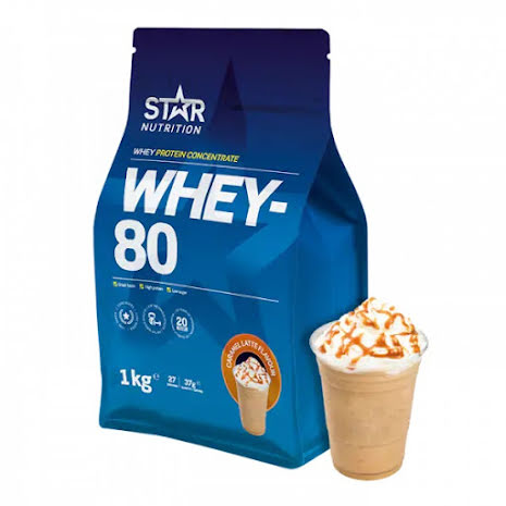 Star Nutrition Whey 80 1kg - Caramel Latte