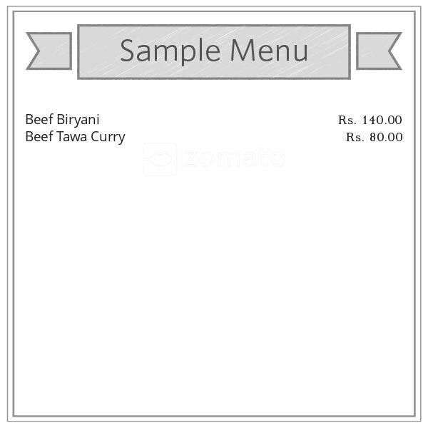 Royal Biriyani Centre menu 