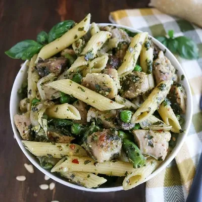 Chicken Pesto Penne Pasta