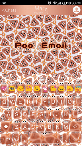 Poo Emoji Keyboard Theme