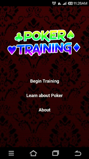 Poker Training