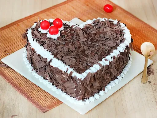 Heart Shape Black Forest Cake