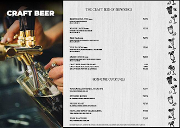 Brew Kings menu 