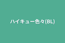 ハイキュー色々(BL)