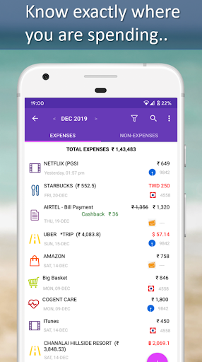 Screenshot Automated Expense Tracker