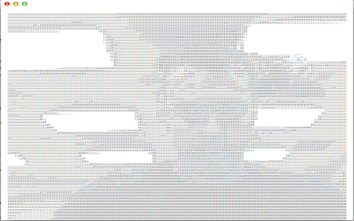 Ascii Camera Capture Example