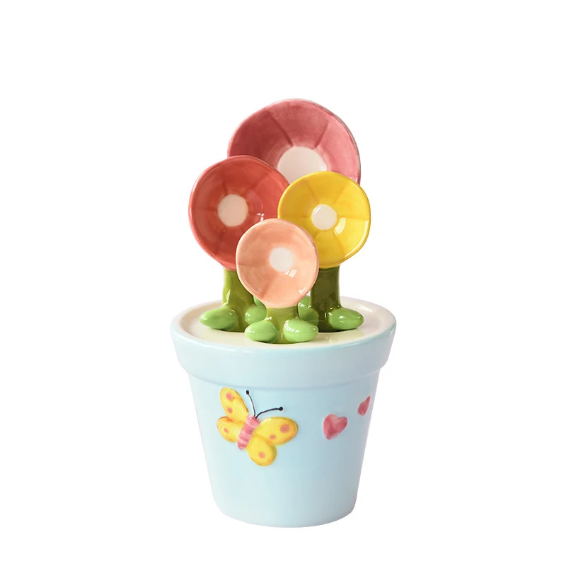 Title 4, Schattige Vlinder Bloem Lepel Bakweegschaal met...