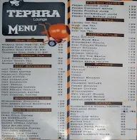 Tephra Lounge menu 5