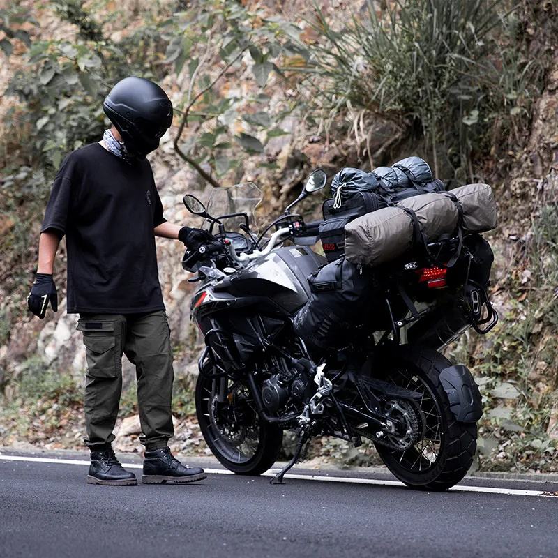Motorcycle Double Side Large Capacity Waterproof Bag Keep Your Gear Dry and Secure with This Durable and Spacious Bag Pe