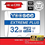 Thẻ Nhớ Micro Yoosee Extreme Plus 32Gb Uhs - I U3 4K R90Mb/S W40Mb/S (Trắng Xanh) - Chuyên Camera