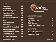 Chetty's Coffee menu 3