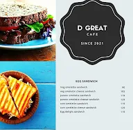 D Great Cafe menu 5