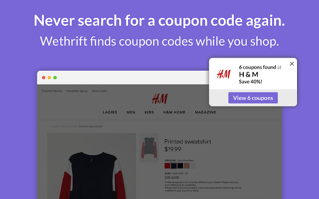 Wethrift - Coupons, Promos, Discount Codes