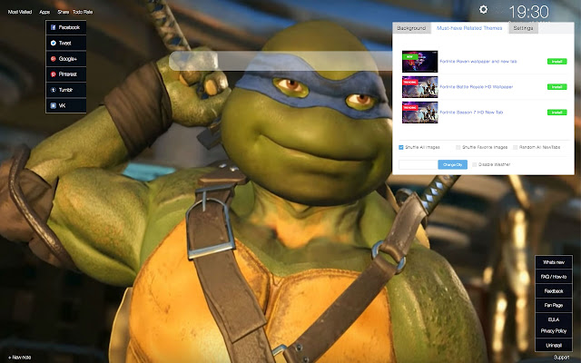 Ninja Turtles 4K Wallpapers New Tab