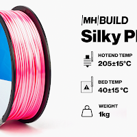 Silky White MH Build Series PLA Filament - 1.75mm (1kg)