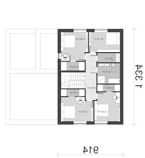 UA257 - Rzut poddasza