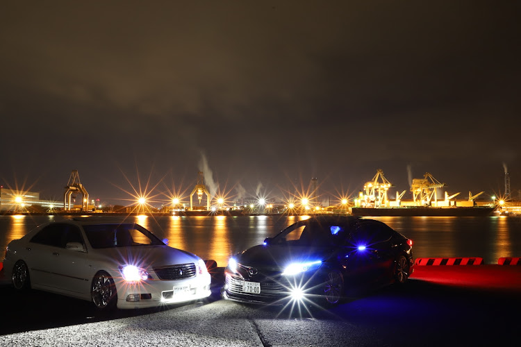 カムリのドライブ・工場夜景・ゼロクラ・AXVH70に関するカスタム事例の投稿画像3枚目