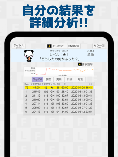 Updated フリック入力で無料タイピング練習するならフリックラーニング For Pc Mac Windows 7 8 10 Free Download 21