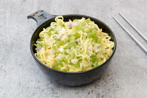 Onion And Capsicum Fried Maggi