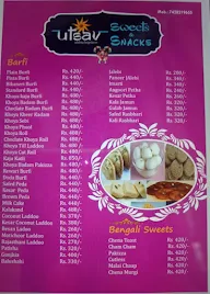 utsav sweets and snacks menu 3