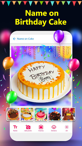 Screenshot Birthday Photo Frame Maker App