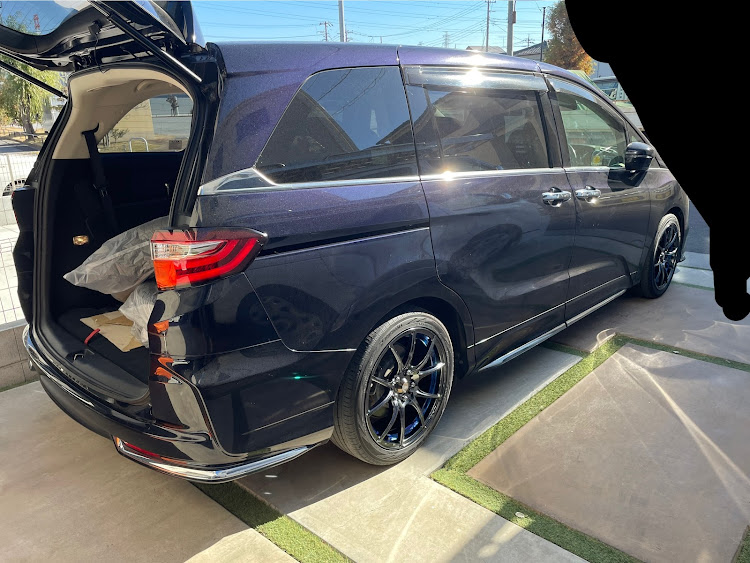 オデッセイの駐車枠ぴったり選手権・ウェッズ　ホイール・SA-10R・スタッドレス・ツライチ？に関するカスタム事例の投稿画像7枚目