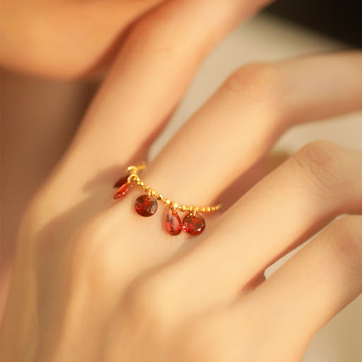 Title 2, Niche Star River Tassel Round Beads Pull Ring f...