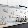 1M Decal Dán Bếp Tráng Nhôm Cách Nhiệt Nhà Bếp Khổ Rộng 60Cm