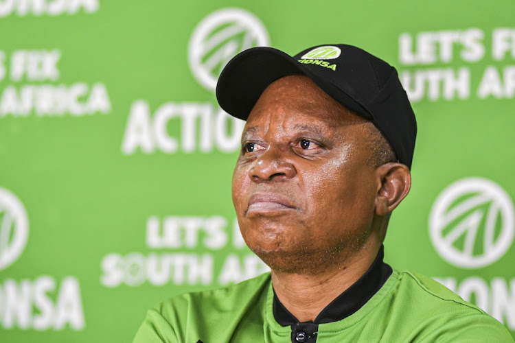 Herman Mashaba, the leader of ActionSA