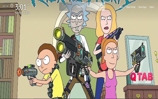 Rick and Morty Wallpapers New Tab