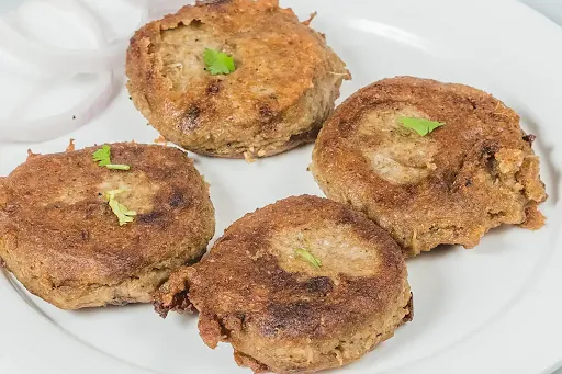 Chicken Shami Kabab [4 Pieces] With Green Chutney