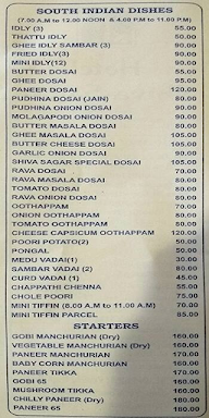 Hotel shiva sagar menu 4