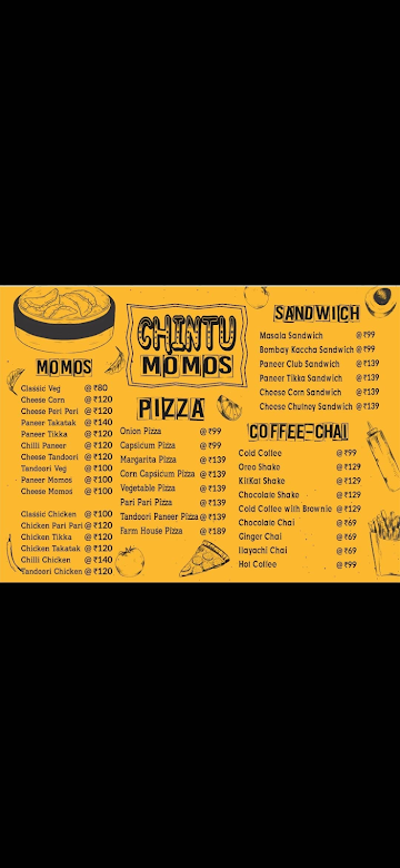 Chintu Momos menu 