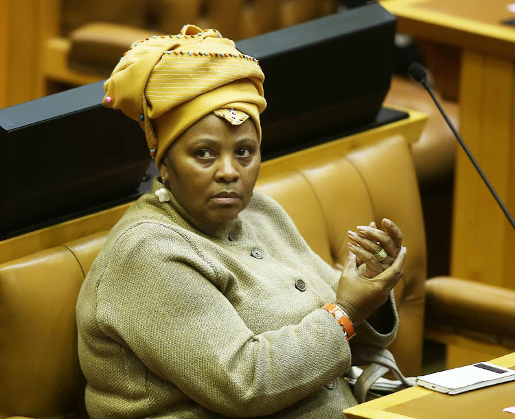 Former defence and military veterans minister and National Assembly speaker Nosiviwe Mapisa-Nqakula. File photo.