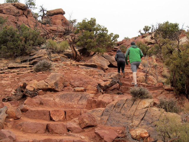 Upheaval Dome trail