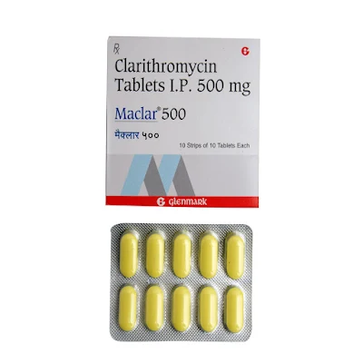 Maclar 500 Tablet 10's