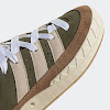 adimatic human made dust green / cream white / brown dessert