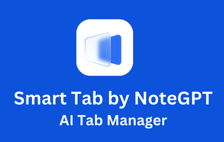 Tab Manager - Smart Tab By NoteGPT AI small promo image