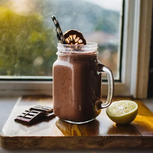 Chocolate Thick Shake [450 Ml, 1 Mason Jar]