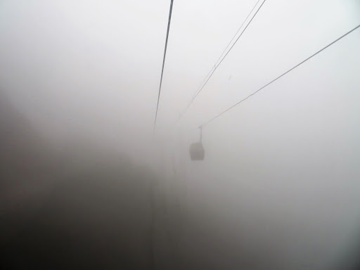 Cable Car Ride to Tianmen Mountain China 2016