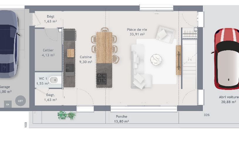  Vente Terrain + Maison - Terrain : 420m² - Maison : 120m² à Osmoy (78910) 