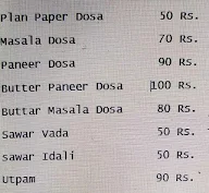 A- One South Indian Masala Dosa menu 1