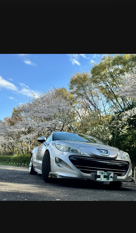 RCZのプジョーRCZ・プジョーRCZのある風景・プジョーRCZと桜・サクラと愛車・ドライブに関するカスタム事例の投稿画像2枚目
