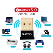 [Chính Hãng Glowy] Usb Bluetooth 5.0 Mã Gl508.Kết Nối Bluetooth Cho Máy Tính, Các Thiết Bị Ngoại Vi Cần Sử Dụng Blutooth