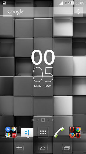 Tiles Gray Xperien Theme