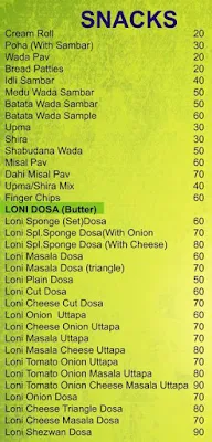 Om Sai Expresso Veg & Non Veg menu 1