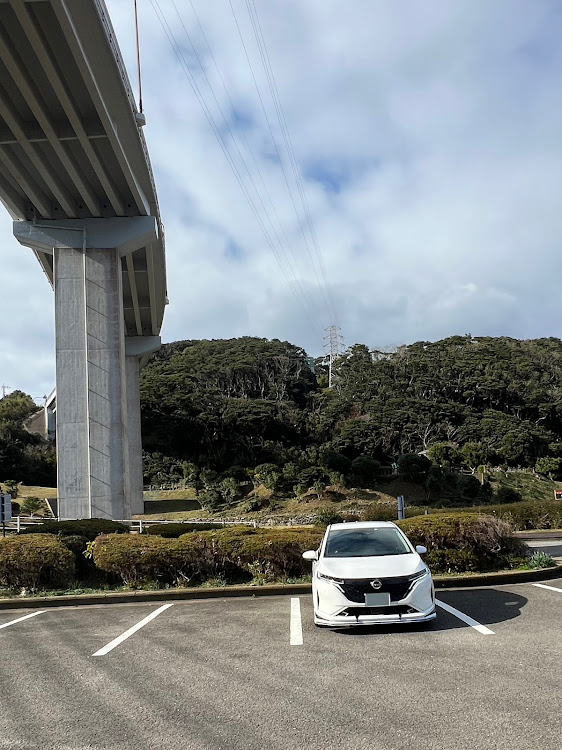 ノート オーラのFE１３Ｇレザーエディション・今年もよろしくお願いします・長崎県平戸市・平戸大橋下の広場・猫🐱🐈達とコラボしましたヨ😁に関するカスタム事例の投稿画像3枚目