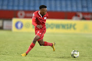 Sinethemba Jantjie of Free State Stars during the Absa Premiership match between Mamelodi Sundowns and Free State Stars at Loftus Stadium on November 07, 2018 in Pretoria, South Africa. 