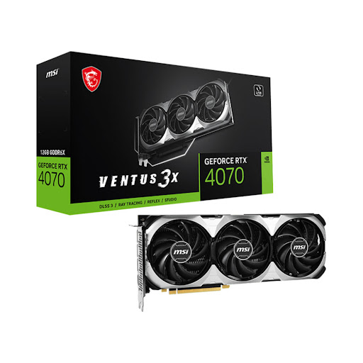 Card màn hình MSI RTX 4070 VENTUS 3X 12GB GDDR6X 